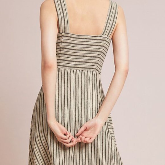 Anthropologie Eva Franco Stripe Utility Midi Dress - Picture 7 of 8